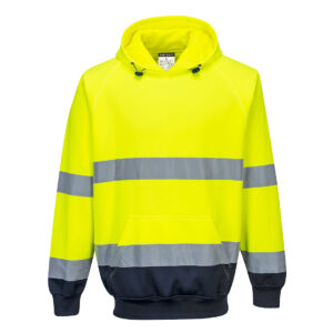 Hi-Vis Contrast Hoodie - Image 2