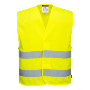 Hi-Vis Mesh Two Band Vest - Image 2