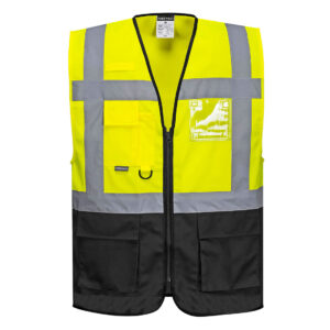 Warsaw Hi-Vis Contrast Executive Vest - Image 3