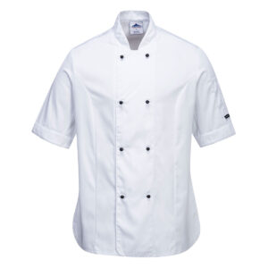 Rachel Women's Chefs Jacket S/S - Image 2