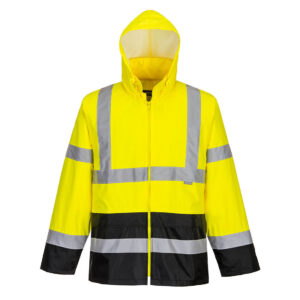Hi-Vis Contrast Classic Rain Jacket - Image 2