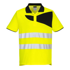 PW2 Hi-Vis Cotton Comfort Polo Shirt S/S - Image 2