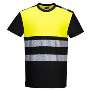 PW3 Hi-Vis Cotton Comfort Class 1 T-Shirt S/S - Image 2