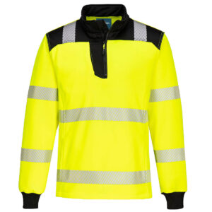 PW3 Hi-Vis 1/4 Zip Sweatshirt - Image 2