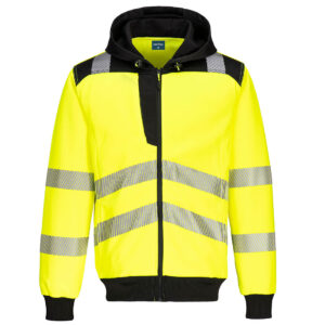 PW3 Hi-Vis Zip Hoodie - Image 2