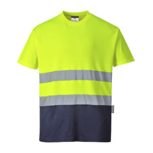 Hi-Vis Cotton Comfort Contrast T-Shirt S/S - Image 2