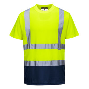 Hi-Vis Contrast T-Shirt S/S - Image 2