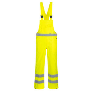 Hi-Vis Breathable Rain Bib and Brace - Image 2