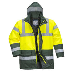 Hi-Vis Contrast Winter Traffic Jacket - Image 4
