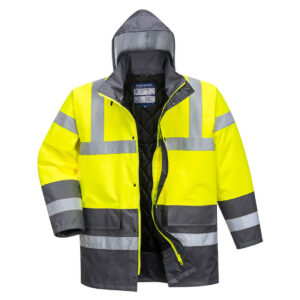 Hi-Vis Contrast Winter Traffic Jacket - Image 5