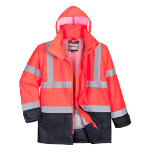Hi-Vis 5-in-1 Contrast Executive Jacket - Image 2