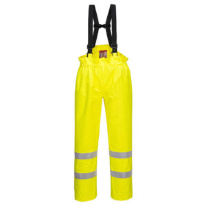 Bizflame Rain Unlined  Hi-Vis Antistatic FR Trousers - Image 2