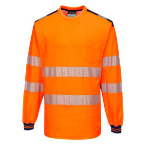 PW3 Hi-Vis Cotton Comfort T-Shirt L/S - Image 2