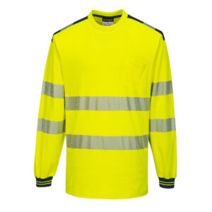 PW3 Hi-Vis Cotton Comfort T-Shirt L/S - Image 4