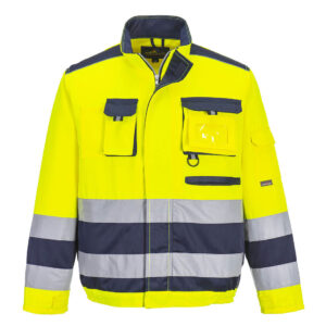 Lille Hi-Vis Contrast Bomber Jacket - Image 2