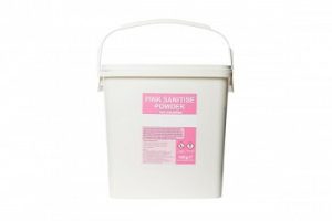 Pink Sanitiser Powder