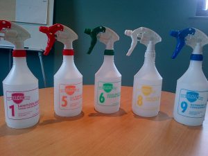 Reload Colour Coordinated Trigger Spray Bottles