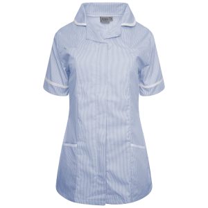 Ladies Tunic (Striped) with Round Collar - Image 2