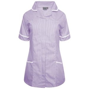 Ladies Tunic (Striped) with Round Collar - Image 3