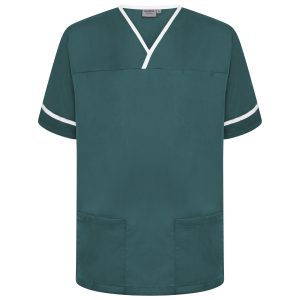 Contrast Trim Smart Scrub Top