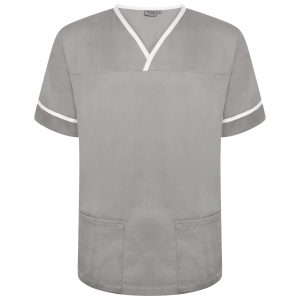 Contrast Trim Smart Scrub Top - Image 6
