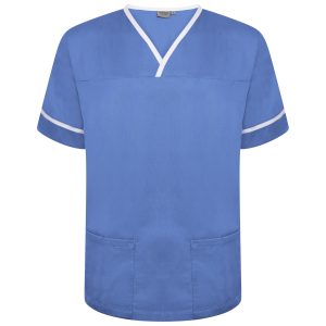 Contrast Trim Smart Scrub Top - Image 5