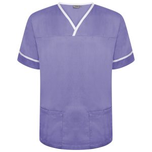 Contrast Trim Smart Scrub Top - Image 4