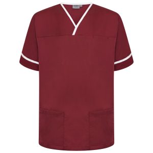 Contrast Trim Smart Scrub Top - Image 2