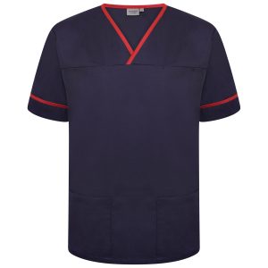 Contrast Trim Smart Scrub Top - Image 17