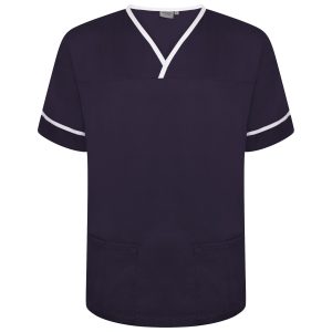 Contrast Trim Smart Scrub Top - Image 16