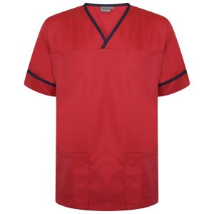 Contrast Trim Smart Scrub Top - Image 14