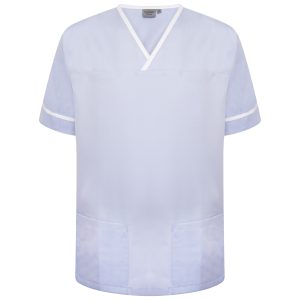 Contrast Trim Smart Scrub Top - Image 12