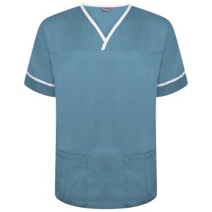 Contrast Trim Smart Scrub Top - Image 11